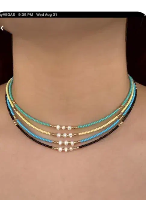 فروش ویژه ست و نیم ست منجوقی ومرواریدی|زیورآلات و اکسسوری|بومهن, |دیوار