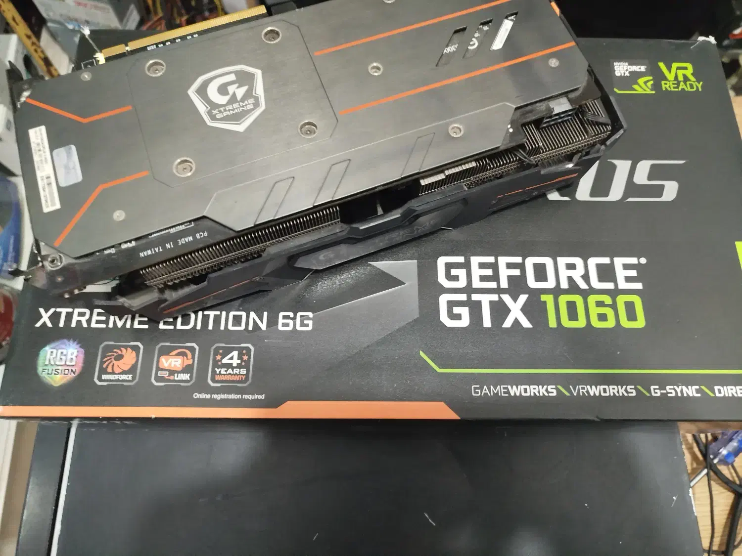 Gtx 1060 6gb gaming aorus درحد نو|قطعات و لوازم جانبی رایانه|سنندج, |دیوار