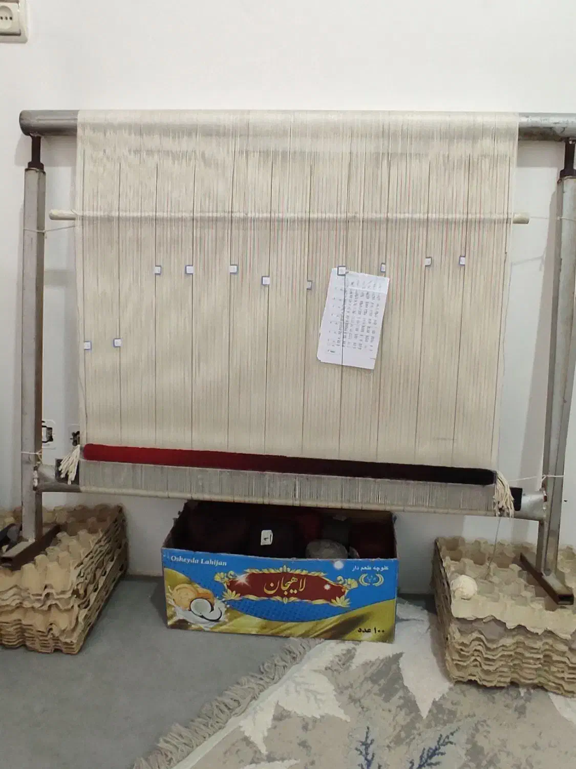 فرش دست بافت طرح گودیبا|فرش|کرمانشاه, |دیوار