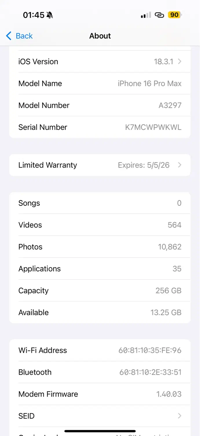 ایفون ۱۶پرومکس|موبایل|مشهد, آیت الله کاشانی|دیوار