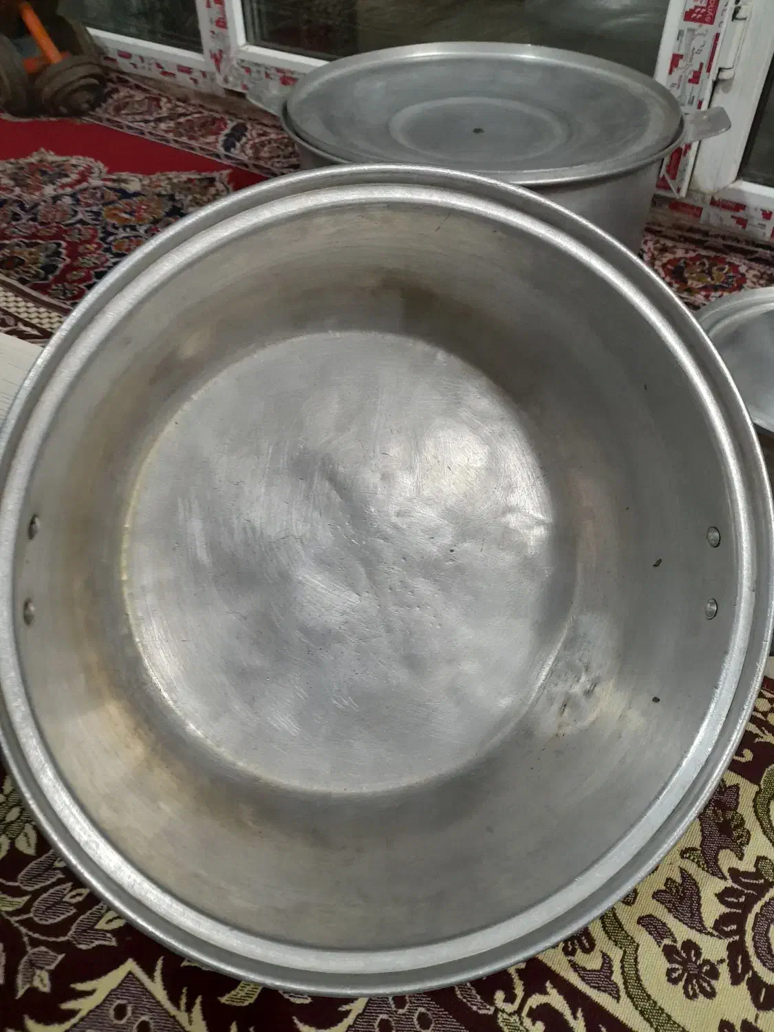 قابلمه روحی ۳ عدد قدیمی|ظروف پخت‌وپز|فولادشهر, مسکن مهر فولادشهر|دیوار