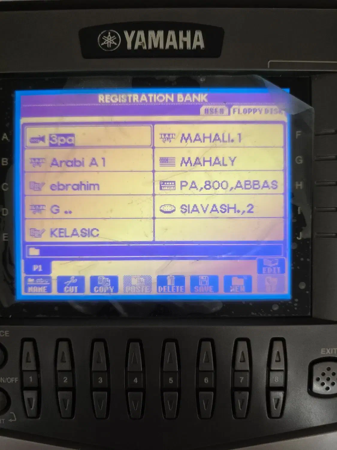 ارگ a1000 یاماها کلکسیونی در حد صفر واقعی|پیانو، کیبورد، آکاردئون|لار, |دیوار