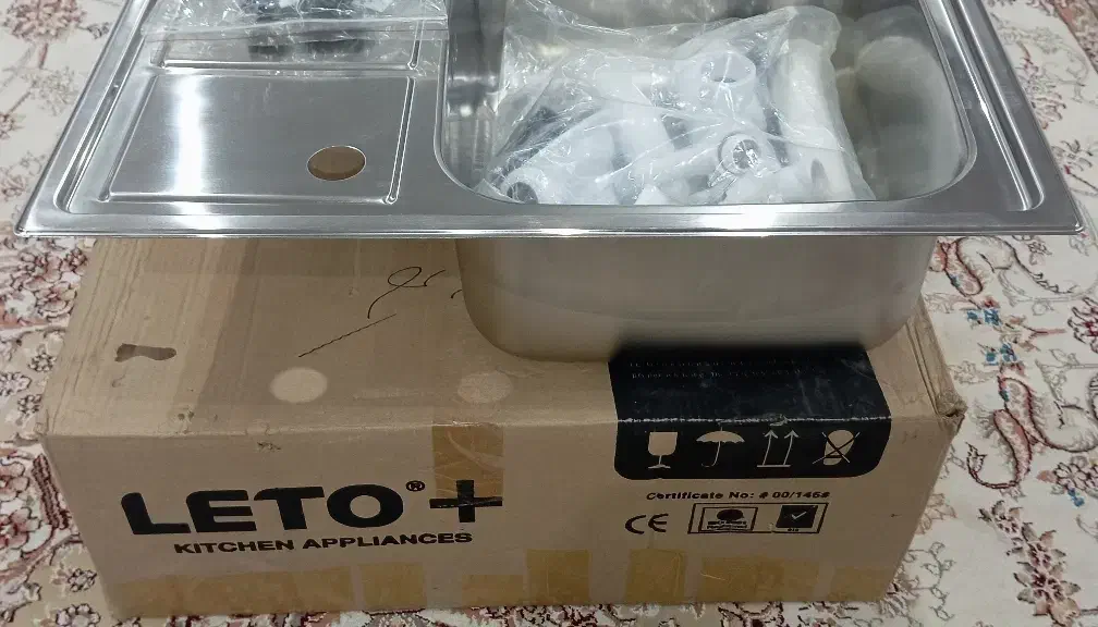 سینک تک لگنه لتو پلاس|مصالح و تجهیزات ساختمان|ساری, |دیوار