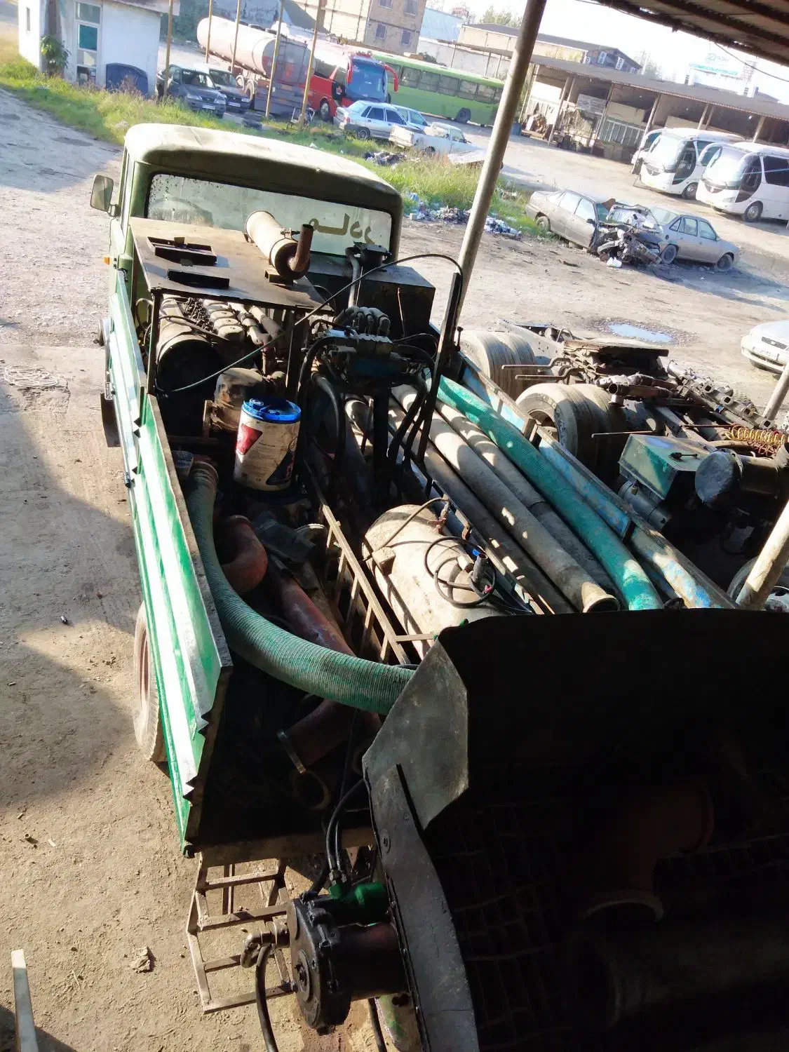 خاور 608 با پمپ بتن|خودرو سنگین|ساری, |دیوار