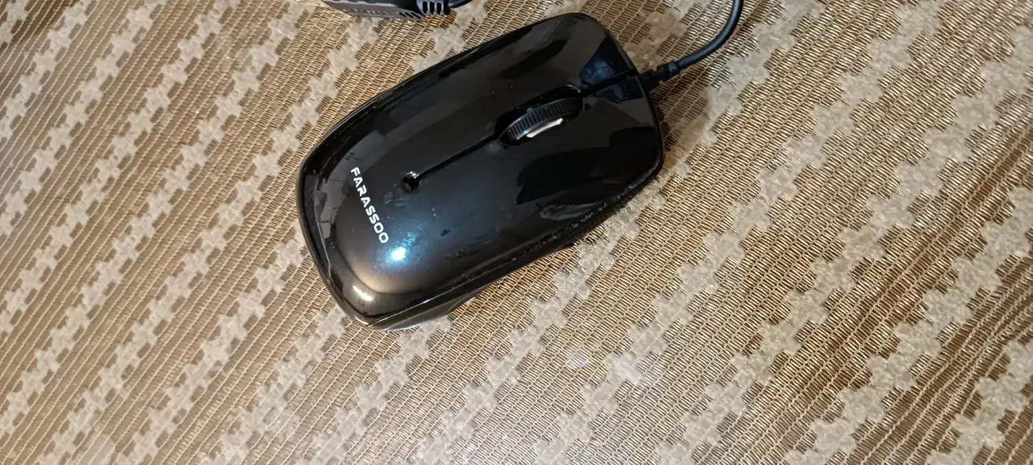 موس سیم دارنونواصلا استفاده نکردم|قطعات و لوازم جانبی رایانه|مشهد, کوثر|دیوار