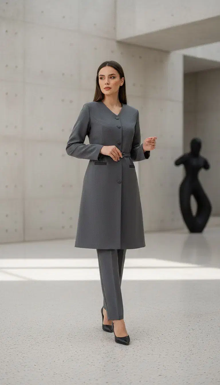 لباس مجلسی فوتر زیبا مانتو فرم اداریی|لباس|بهارستان, |دیوار