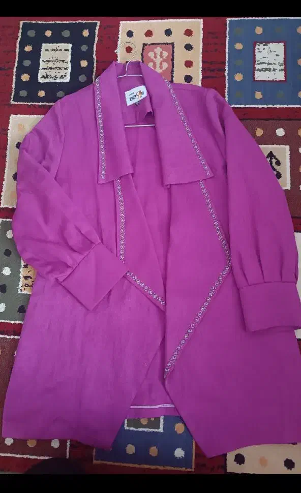 مانتو (کت مجلسی )ارغوانی باکیفیت|لباس|قزوین, |دیوار