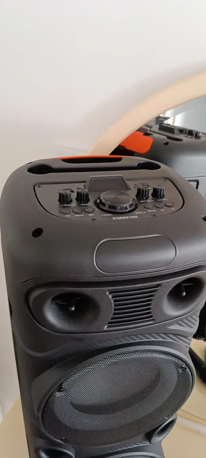 اسپیکر Zqs قابل حمل چمدانی میکروفون دار|پخشکننده همراه|زنجان, |دیوار