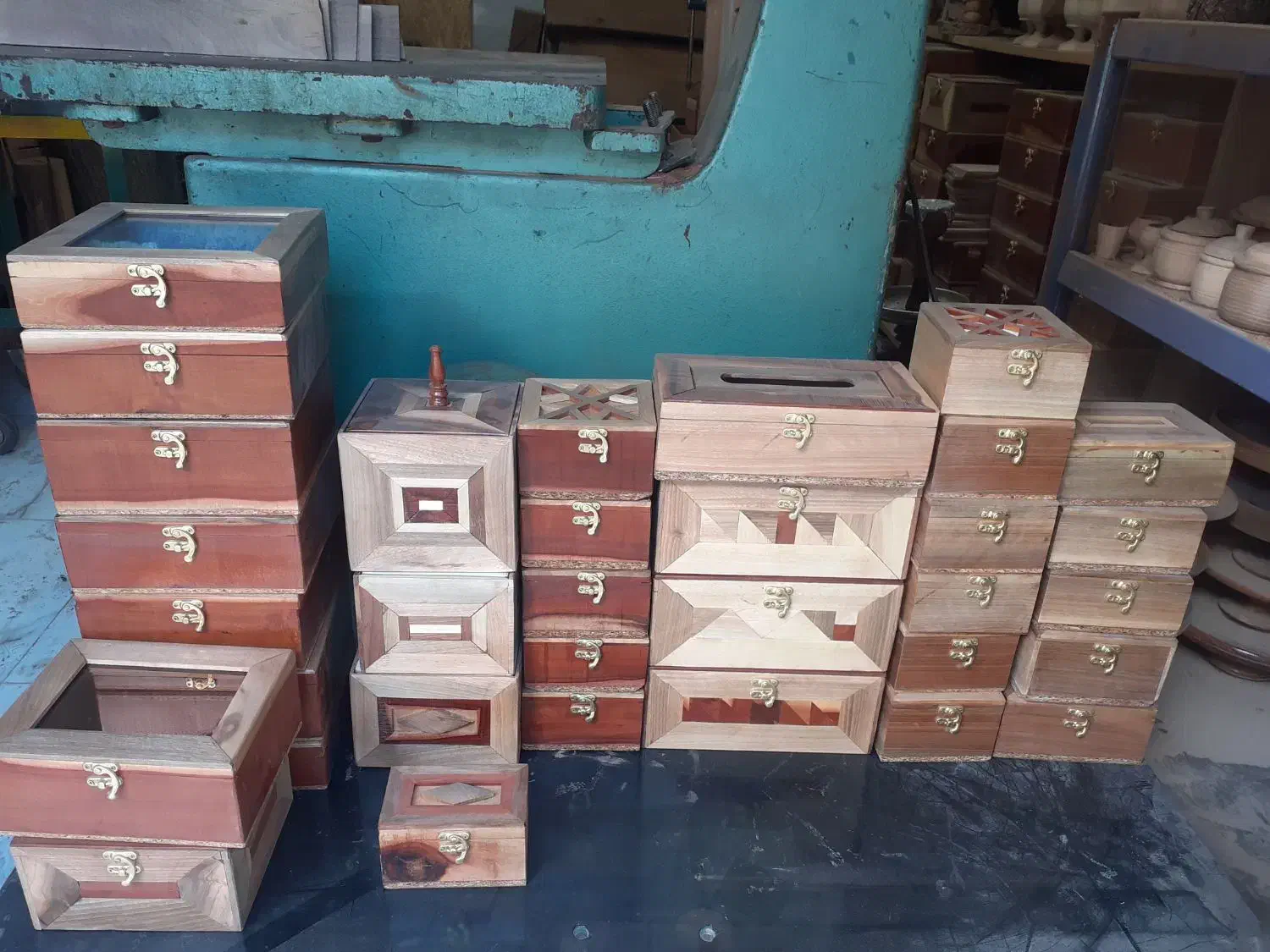 صندوقچه چوبی|صنایع دستی و سایر لوازم تزئینی|کرمانشاه, |دیوار