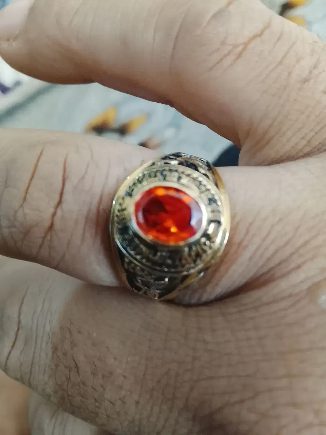 یک عدد انگشتر طلا به فروش میرسد با فاکتور|جواهرات|زابل, |دیوار