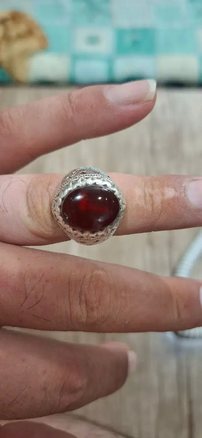 انگشتر نقره عقیق یمن اصلی|جواهرات|اسلام‌شهر, شهرک مفیدی|دیوار