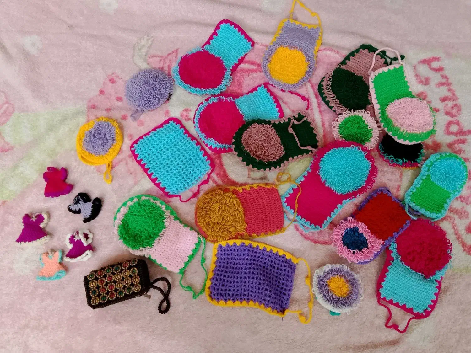 لیف وجاکلیددست بافت بزرگ کوچک برای بزرگان کودکان|صنایع دستی و سایر لوازم تزئینی|مشگین شهر, |دیوار