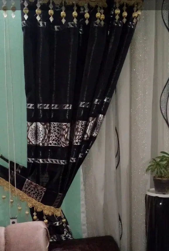 پرده ۹ متری شیک|پرده، رانر، رومیزی|مشهد, مصلی (کارمندان اول)|دیوار