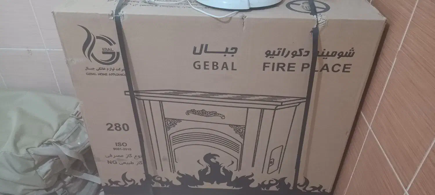 بخاری گازی شومینه دکوراتیو۲۸۰جبال مدل امانوئل مشکی|بخاری، هیتر، شومینه|کرمان, |دیوار