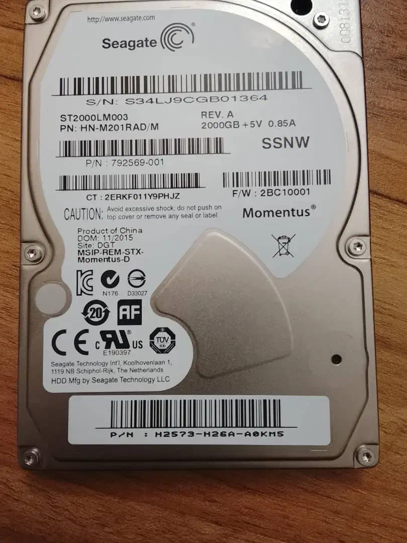 هارد ۲ ترابایت لپ تابی ۱۰۰٪|قطعات و لوازم جانبی رایانه|شیراز, زرگری|دیوار