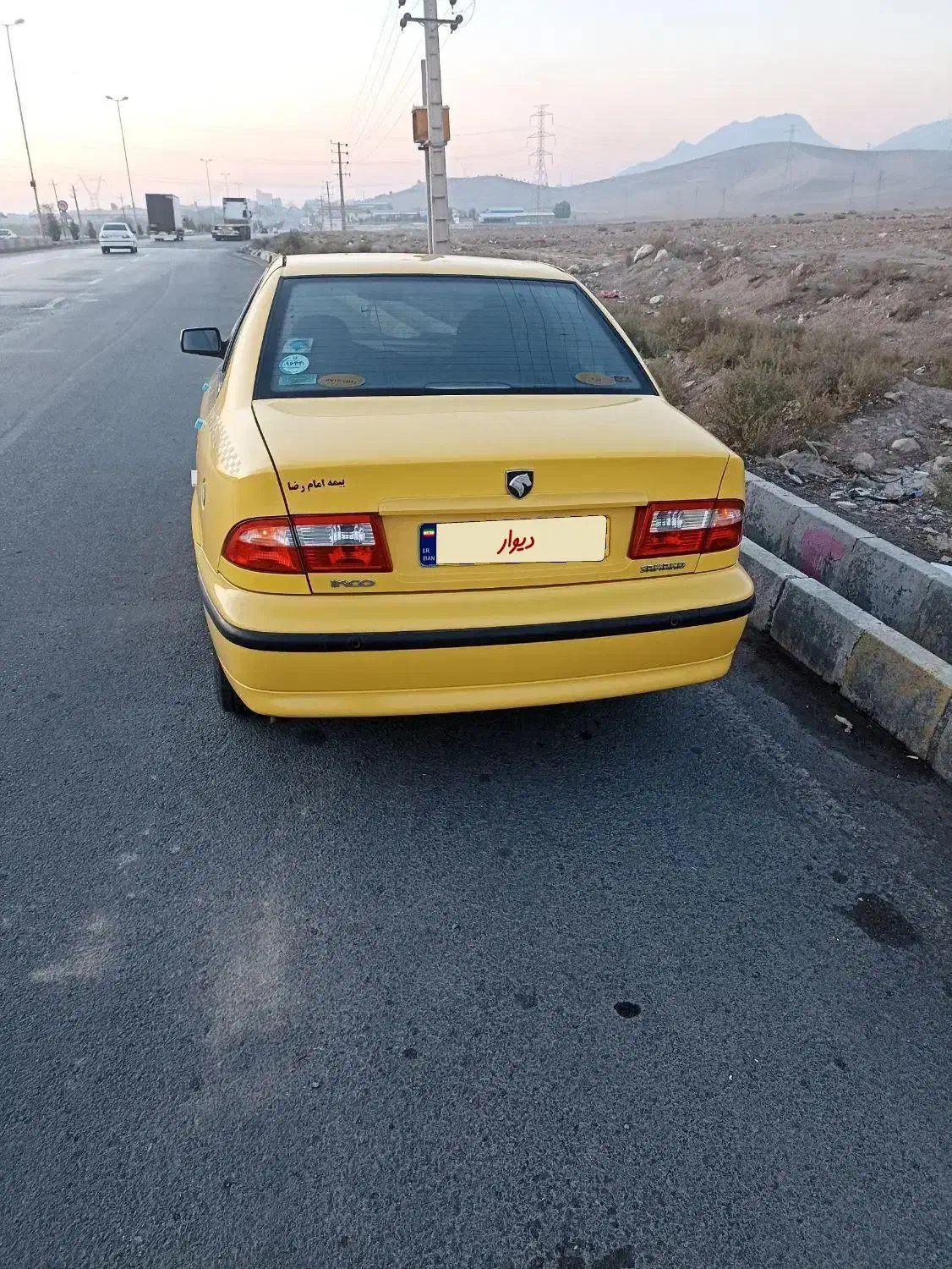 سمند تاکسی ef7|خودرو سواری و وانت|آبیک, |دیوار