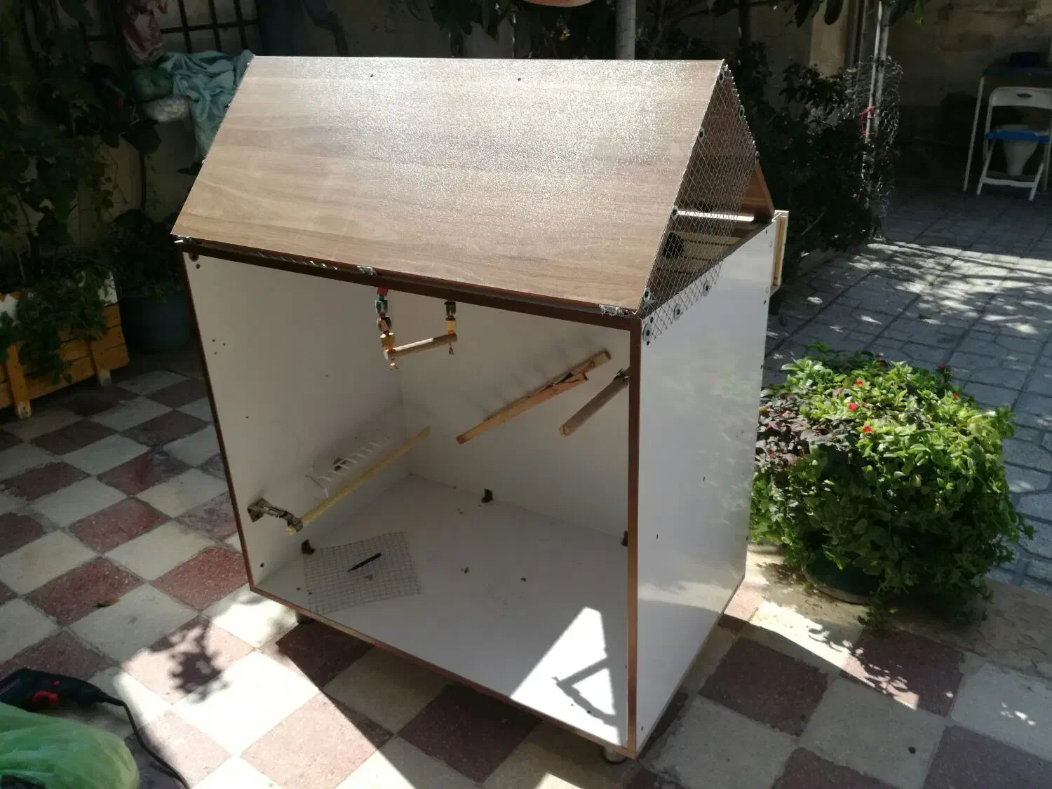 قفس پرنده دستساز زیبا|لوازم جانبی حیوانات|شیراز, ده پیاله|دیوار