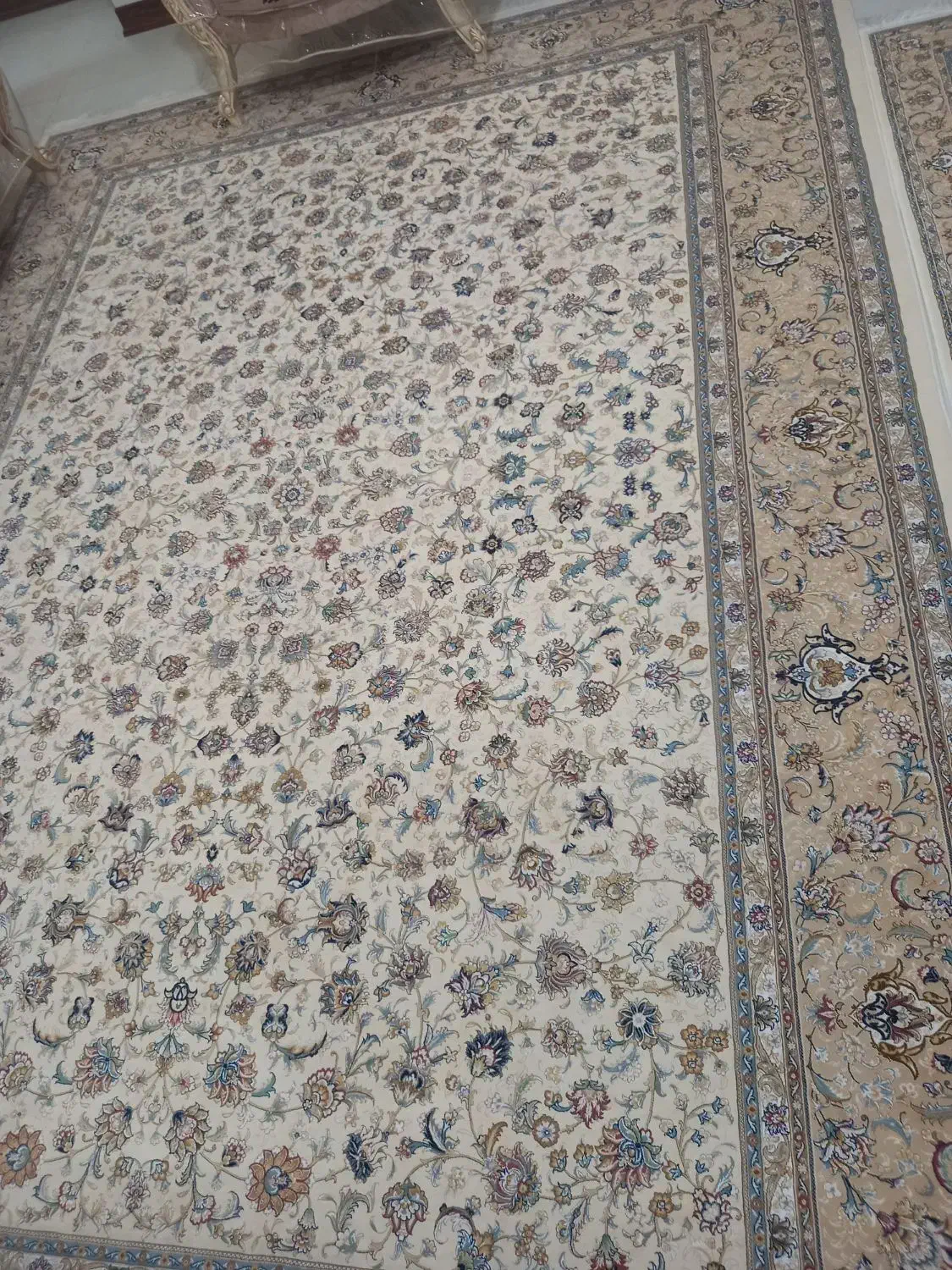 یک جفت فرش ۹ متری به همراه کناره ۳ متری|فرش|تهران, تاکسیرانی|دیوار