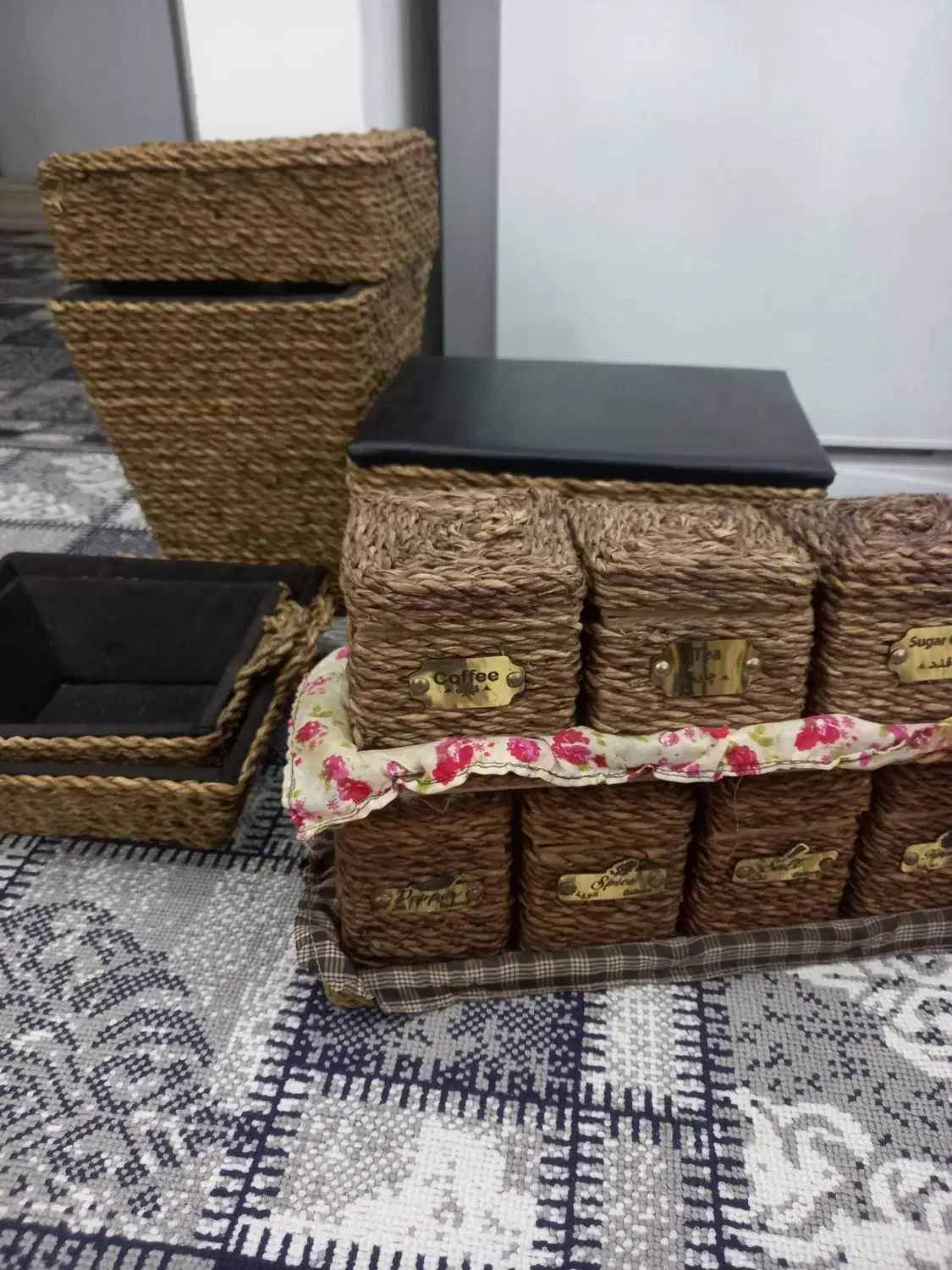 لوازم حصیری کاملا نو|صنایع دستی و سایر لوازم تزئینی|دورود, |دیوار