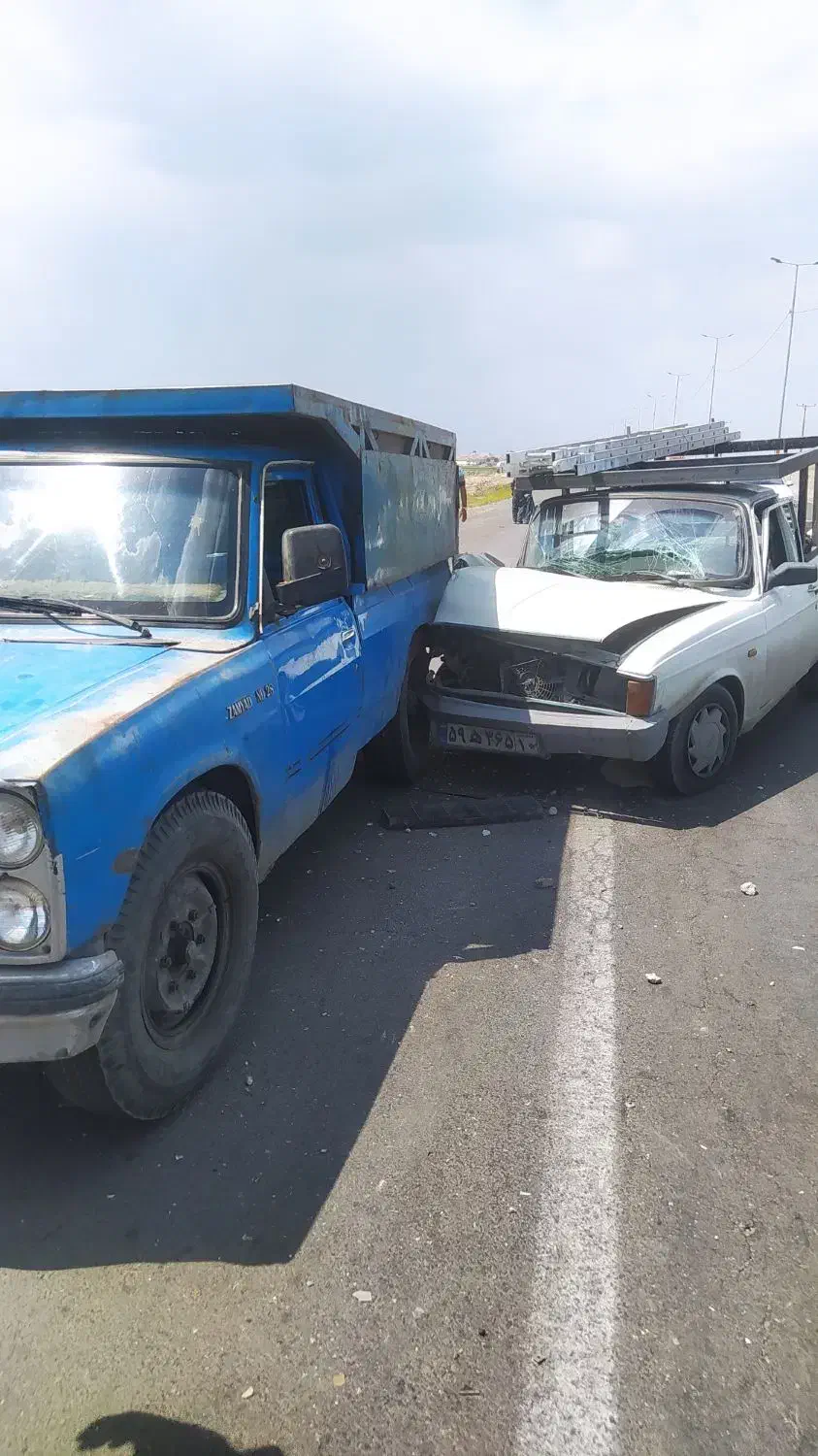 پیکان وانت مدل 93تصادفی|خودرو سواری و وانت|باقرشهر, |دیوار