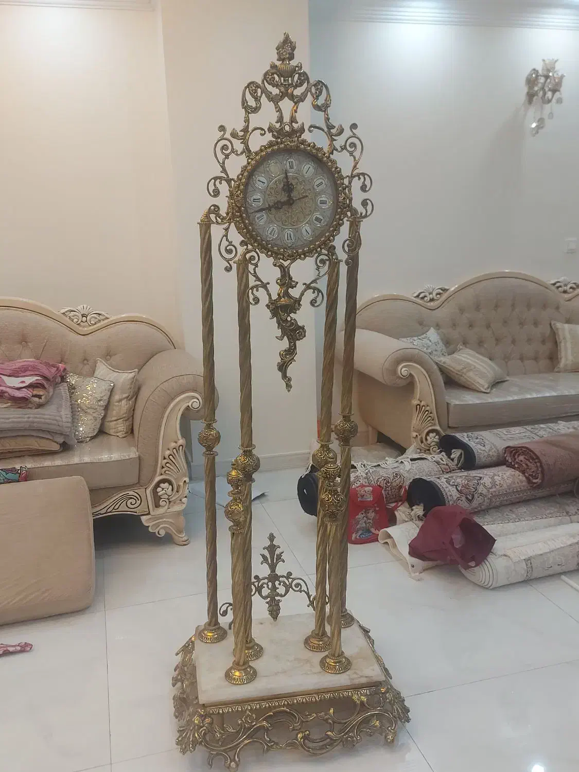 ساعت ایستاده جنس برنج|مبلمان خانگی و میز عسلی|تهران, آهنگ|دیوار