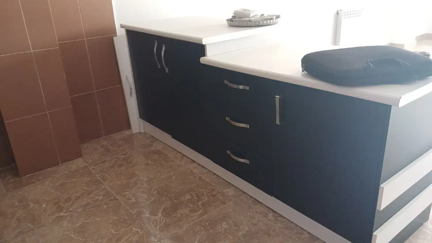 جزیره تمام ام دی اف/سینک/گاز پنج شعله همه باهم|اجاق گاز و لوازم برقی پخت‌وپز|صومعه‌سرا, |دیوار