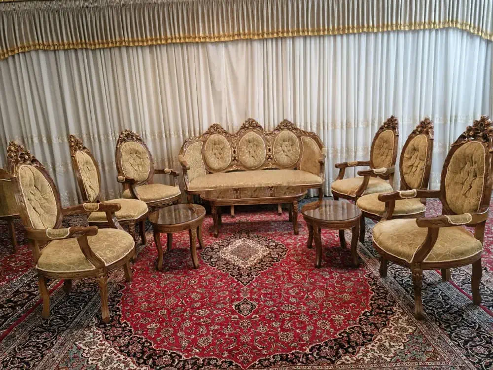 مبل 9 نفره در حد نو|مبلمان خانگی و میز عسلی|قم, سالاریه|دیوار