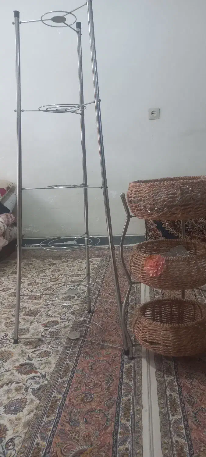 نظم دهنده سیب زمین و پیاز و استند قابلمه استیل|آبچکان و نظمدهنده ظروف|همدان, |دیوار