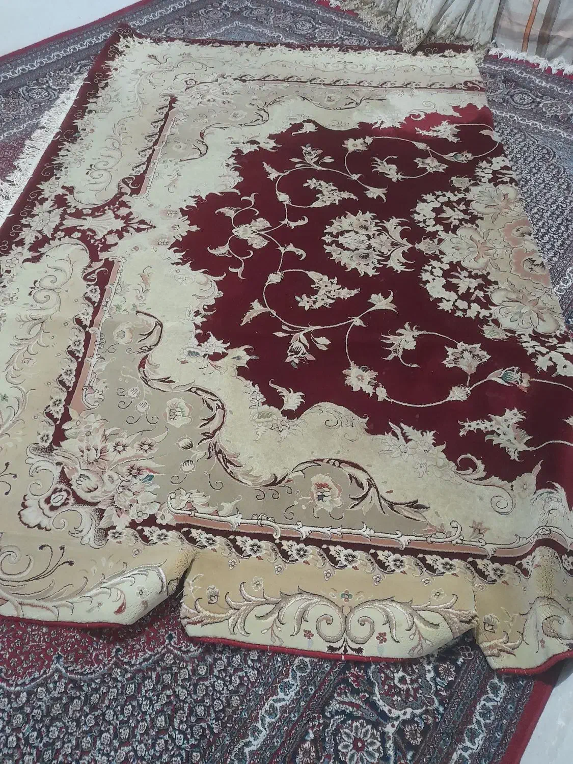 فرش ۶ متری|فرش|کرمانشاه, |دیوار