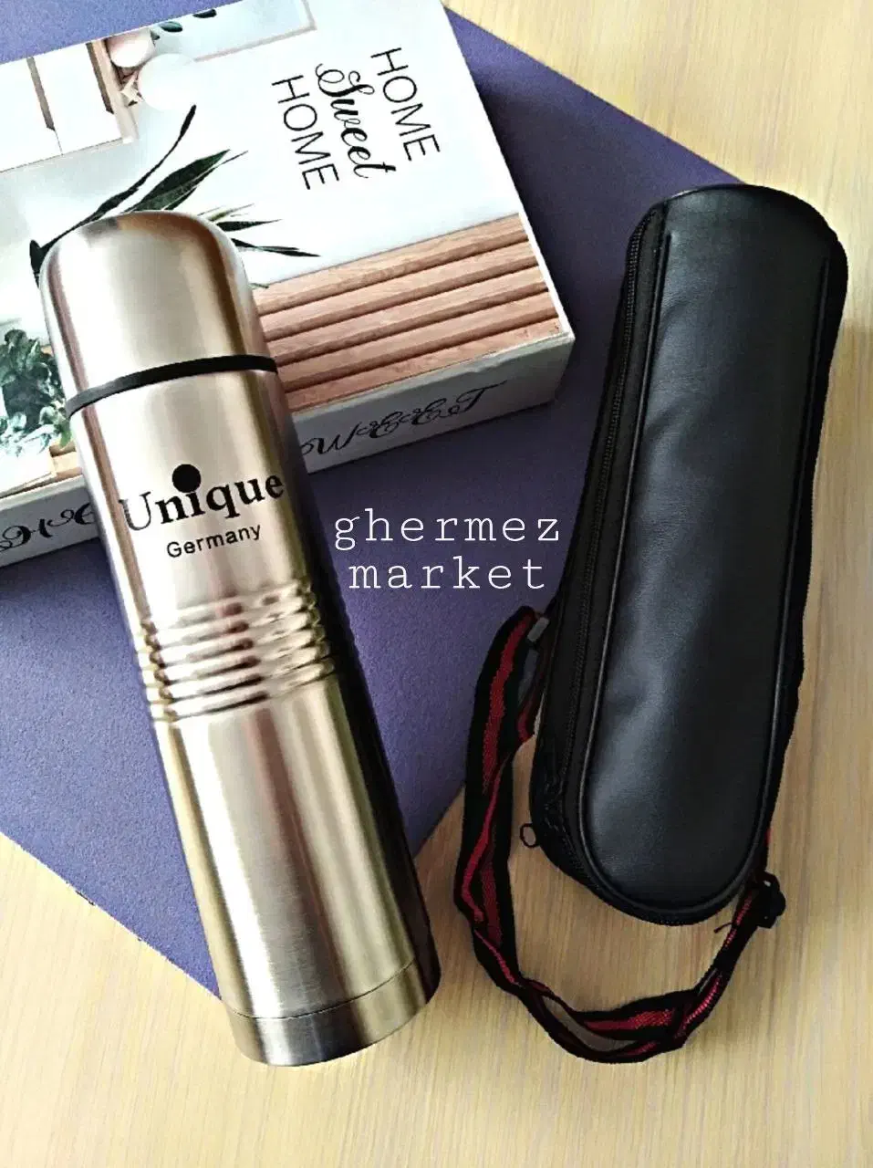 فلاسک جهیزیه شیشه صورتی اورجینال|کوهنوردی و کمپینگ|مشهد, تلگرد|دیوار