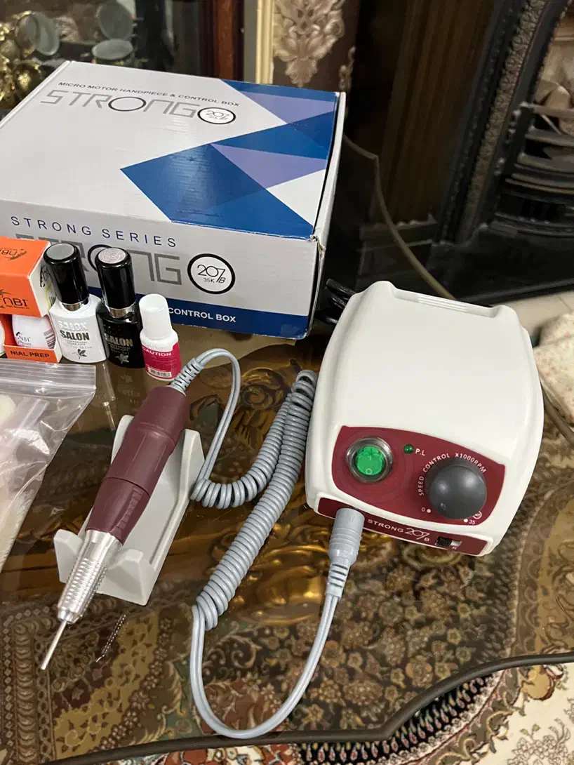 سوهان برقی استرانگ و لوازم کاشت ناخن|آرایشی، بهداشتی، درمانی|اسلامشهر, باغ فیض|دیوار