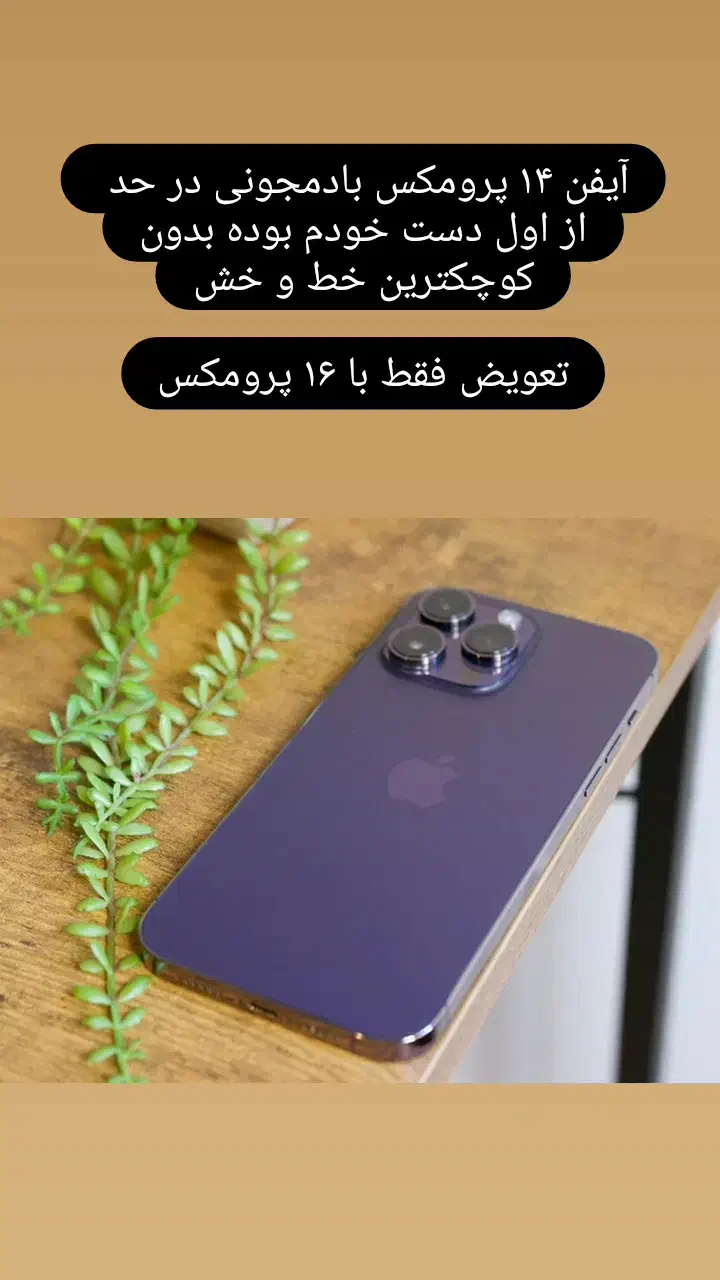 پرومکس ۱۴ بادمجانی باطری ۹۳|موبایل|تهران, آهنگ|دیوار