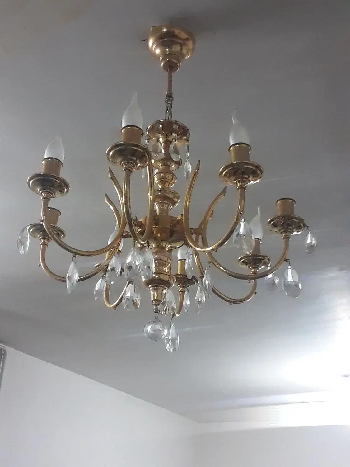 لوستر شیک|لوستر و چراغ آویز|ازنا, |دیوار