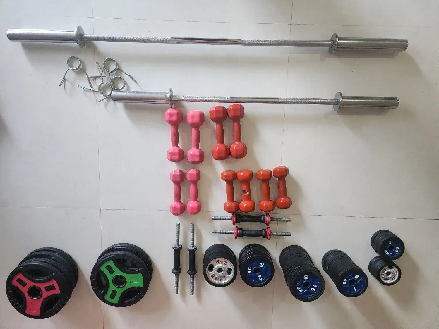 دمبل و هالتر با تجهیزات|تجهیزات ورزشی|بوشهر, |دیوار