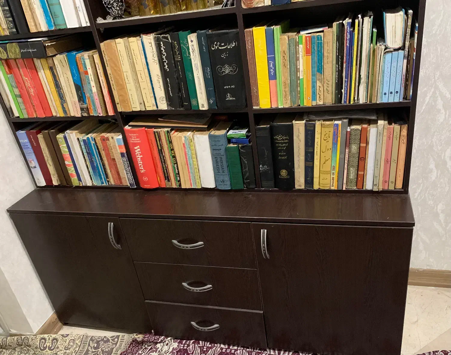 کتابخانه در حد نو کاملا سالم|کتابخانه، شلف، قفسه‌های دیواری|تهران, تهرانپارس غربی|دیوار