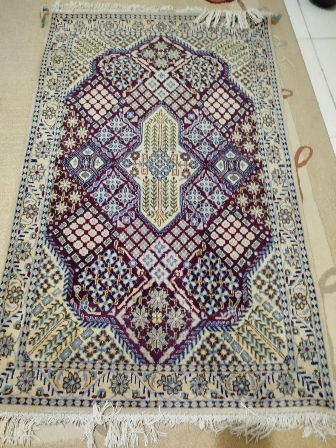 قالیچه گل ابریشم|فرش|تهران, فردوس|دیوار