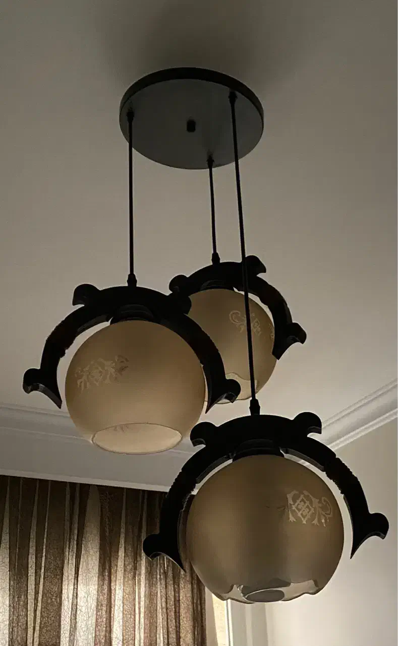 لوستر چوبی|لوستر و چراغ آویز|تهران, مرزداران|دیوار