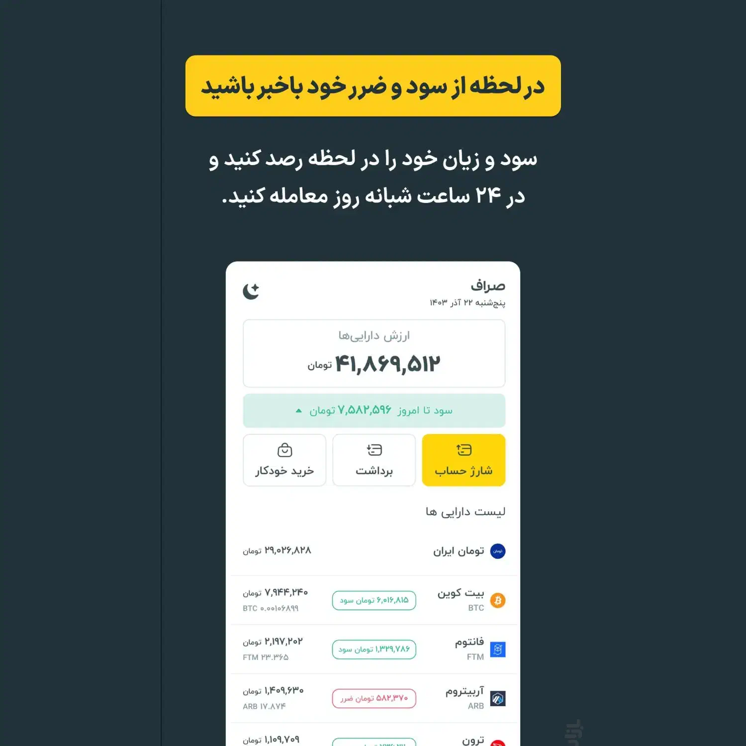 صد هزار تومان هدیه ثبت نام در صراف|کارت هدیه و تخفیف|تهران, نیروی هوایی (پیروزی)|دیوار