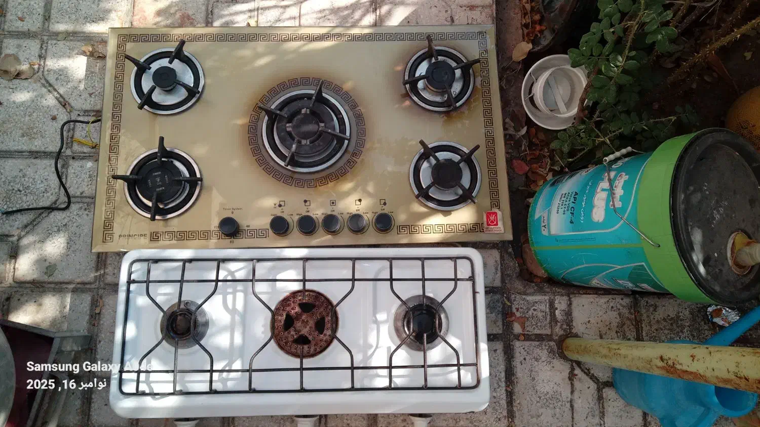 گاز صفحه شیشه ای ۵ شعله و گاز ۳ شعله|اجاق گاز و لوازم برقی پختوپز|صدرا-فارس, فاز ۲|دیوار