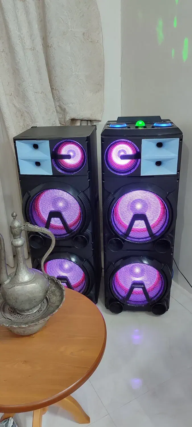 اسپیکر میکرولب dj1201 کاملا نو|سیستم صوتی خانگی|نیشابور, شهرک ولیعصر|دیوار