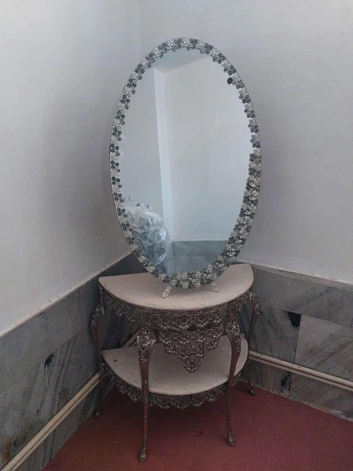 فروش آینه و میزش|آینه|کرمان, |دیوار