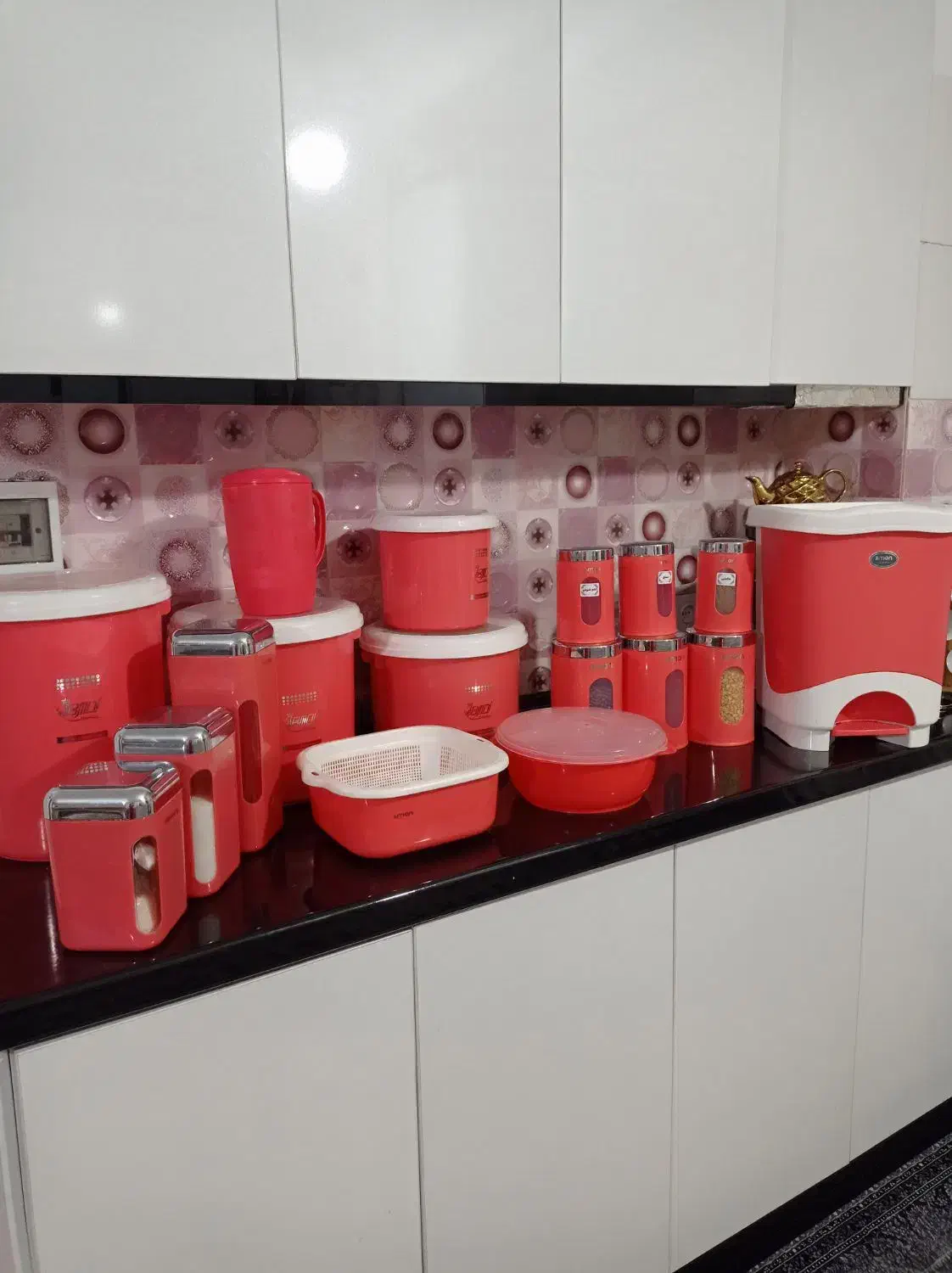 سرویس آشپزخونه لیمون|ظروف نگهدارنده، پلاستیکی، یک‌بارمصرف|رباط‌کریم, نصیرشهر|دیوار