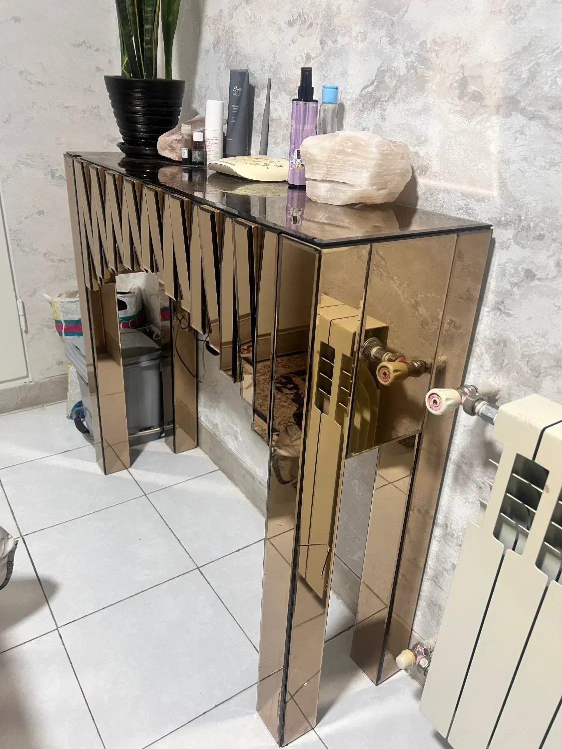 کنسول شیشه ایی|بوفه، ویترین، کنسول|همدان, |دیوار