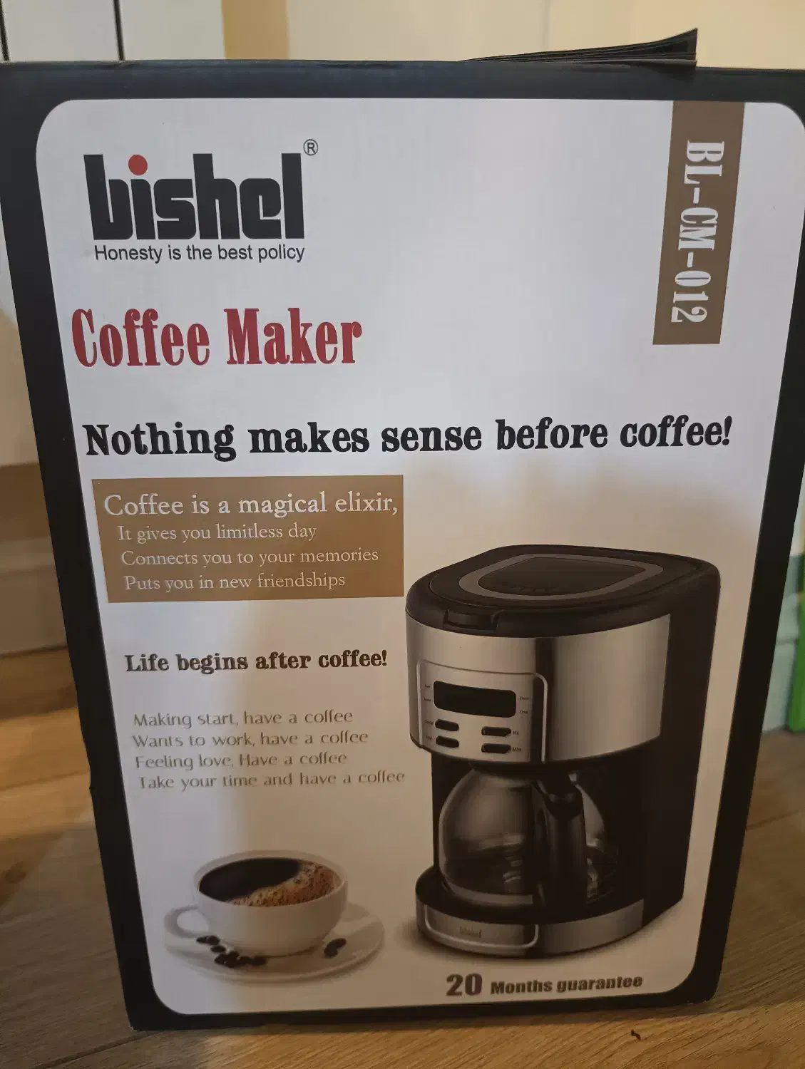 قهوه ساز آکبند بیشل ایتالیا مدل BL-CM-012|سماور، چای‌ساز، قهوه‌ساز|تهران, پونک|دیوار