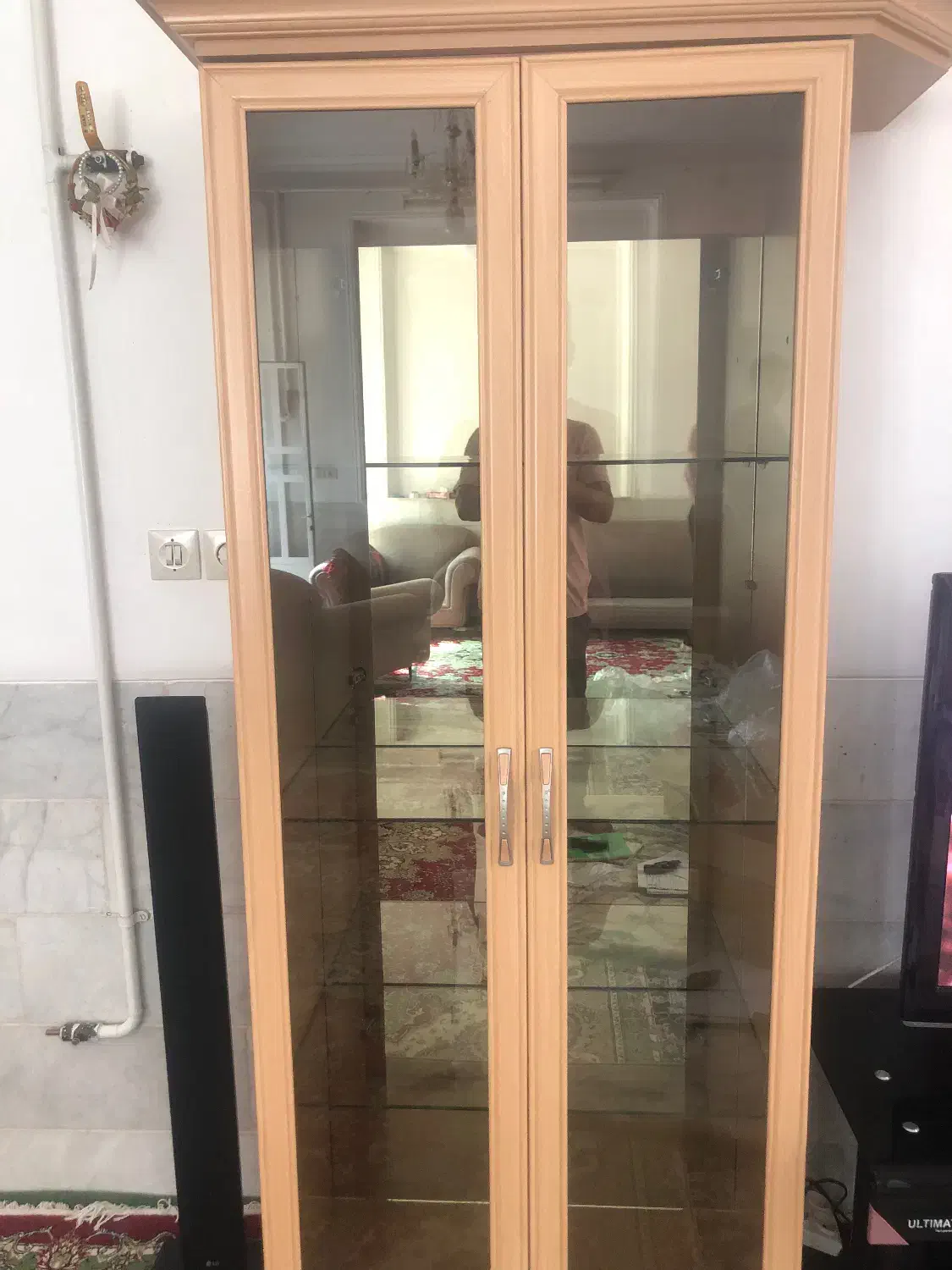 دکور ام دی اف با آینه|بوفه، ویترین، کنسول|یزد, |دیوار