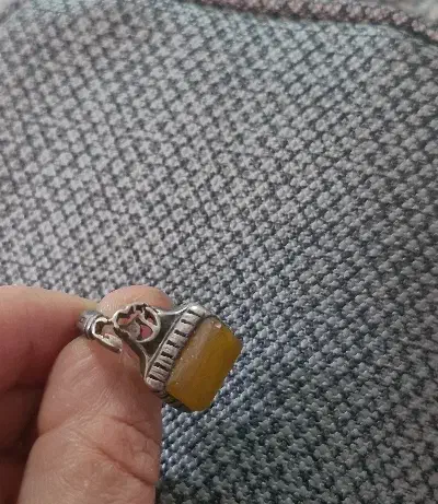 انگشتر نقره نگین شرف شمس|جواهرات|قم, شهدا|دیوار