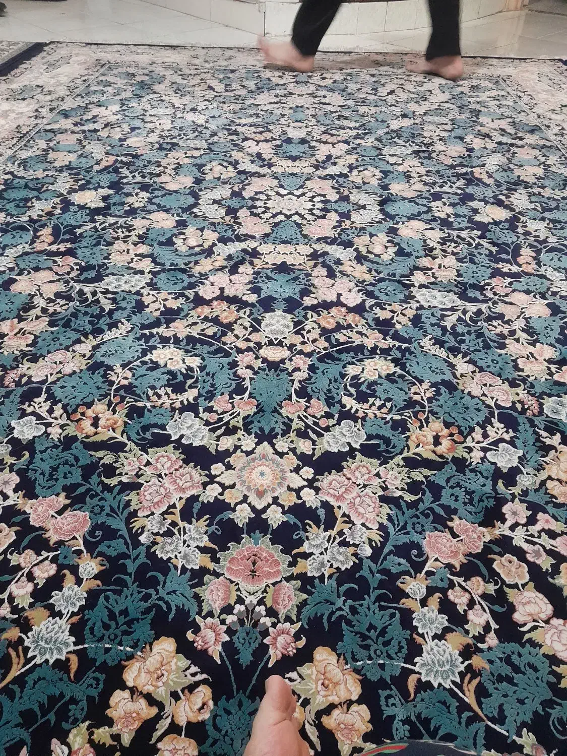 یک جفت فرش ۹ متری ۱۲۰۰ شانه|فرش|رباط‌کریم, رباط‌کریم|دیوار