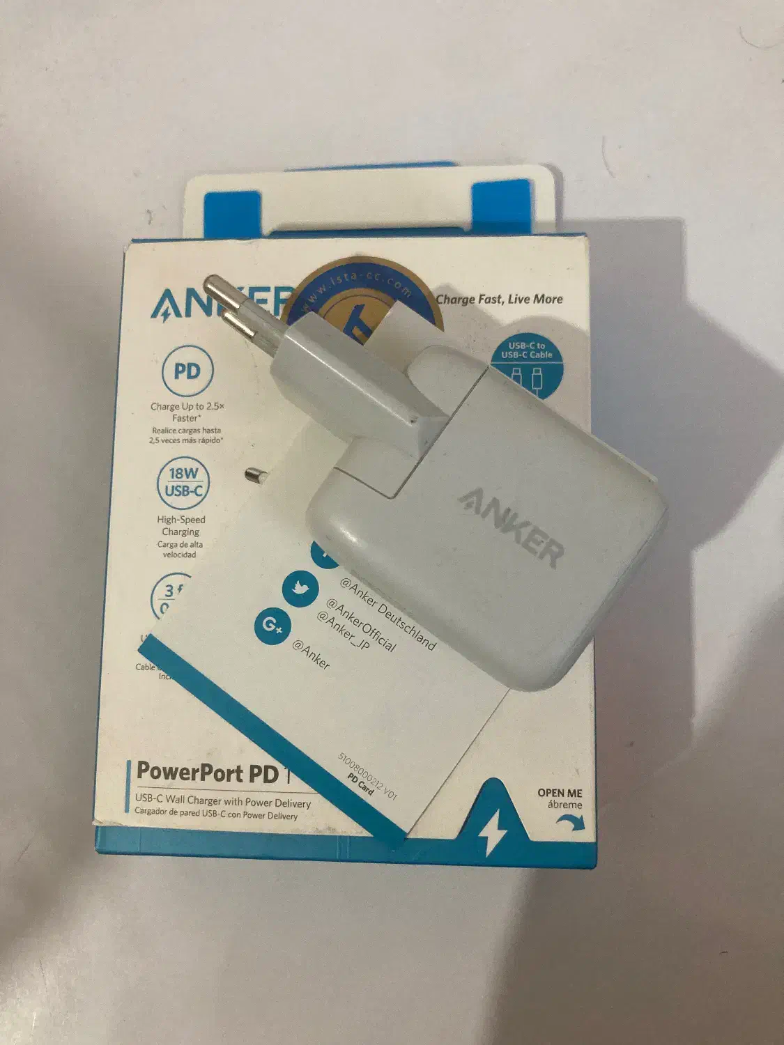 شارژر انکر usb c|لوازم جانبی موبایل و تبلت|تهران, ایرانشهر|دیوار