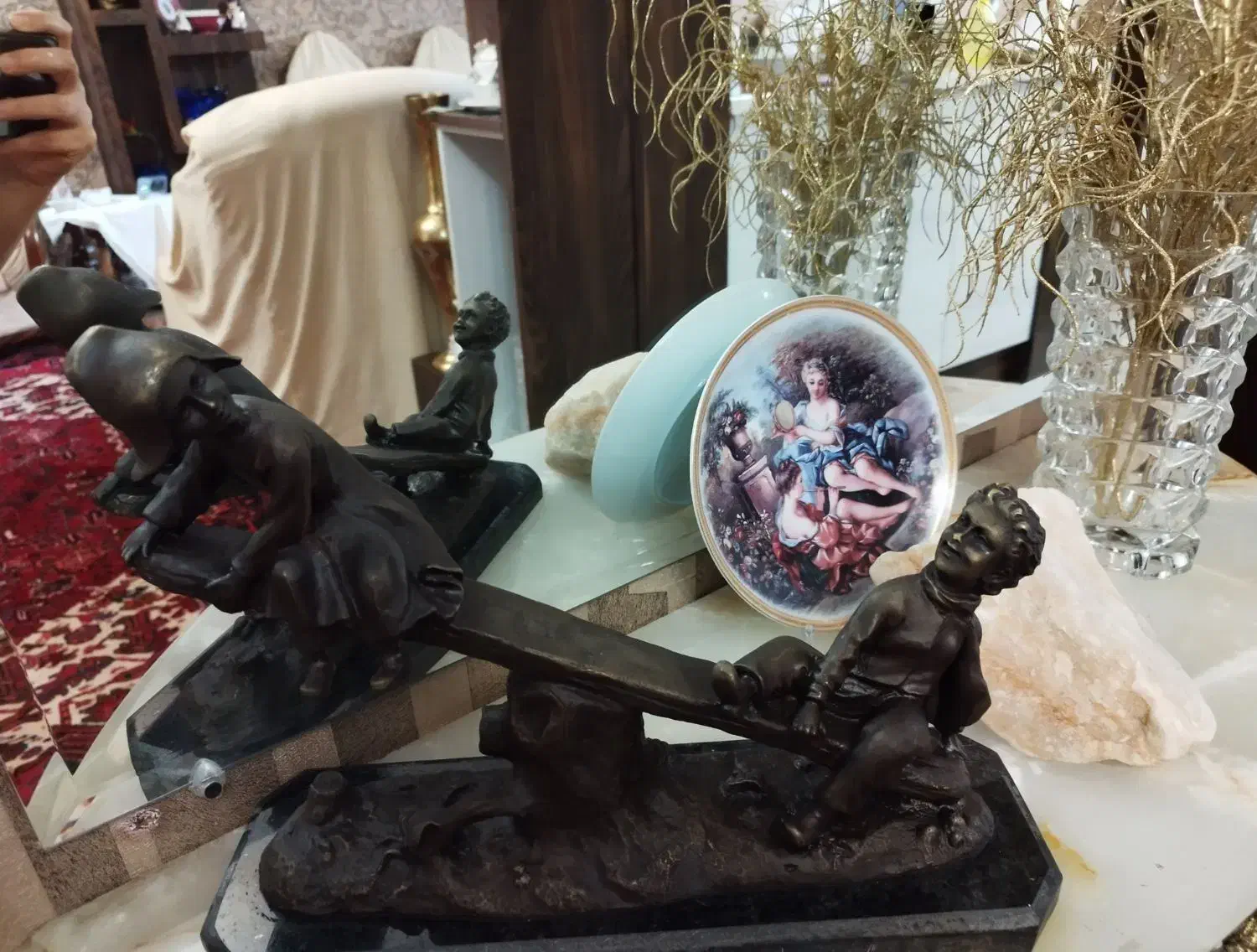 مجسمه الاکلنگ برنزی|مجسمه، تندیس، ماکت|تبریز, |دیوار