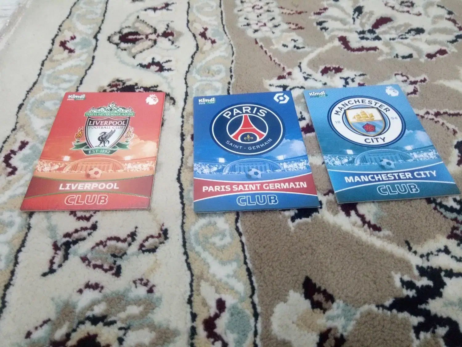 کارت کیمدی منچستر سیتی و پی اس جی و لیورپول|کلکسیون و سرگرمی|نجفآباد, جلال آباد|دیوار